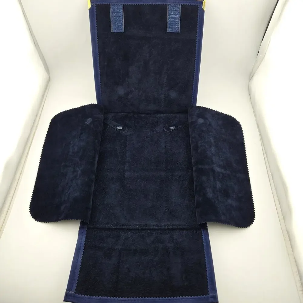 Konstantino Jewelry Pouch Dust Bag Lot of 4 Suede Envelope Case Blue